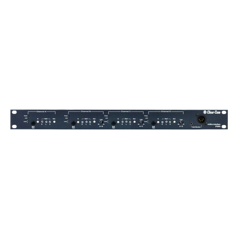 Clear-Com Encore IF4W4 4-Channel 4-Wire to Partyline Interface - Image 2