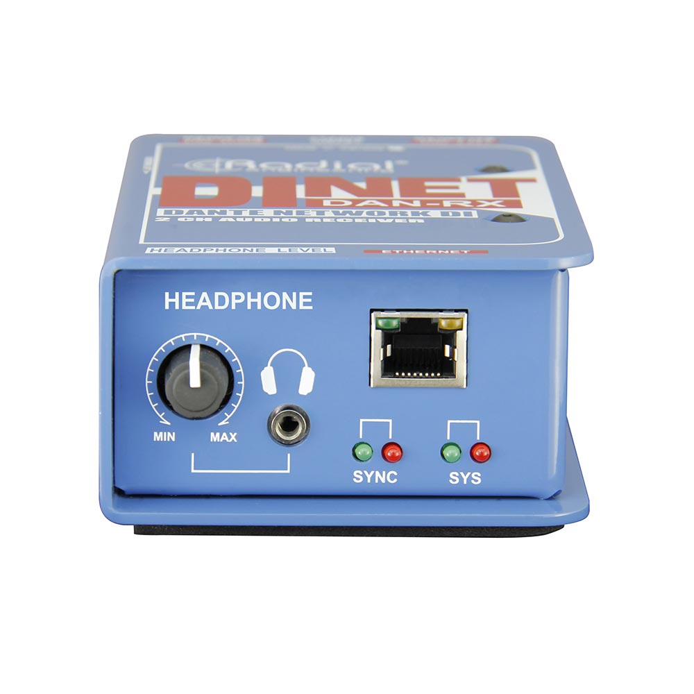 Radial Engineering DiNET DAN-RX Dante 2ch XLR Network Interface - Image 3