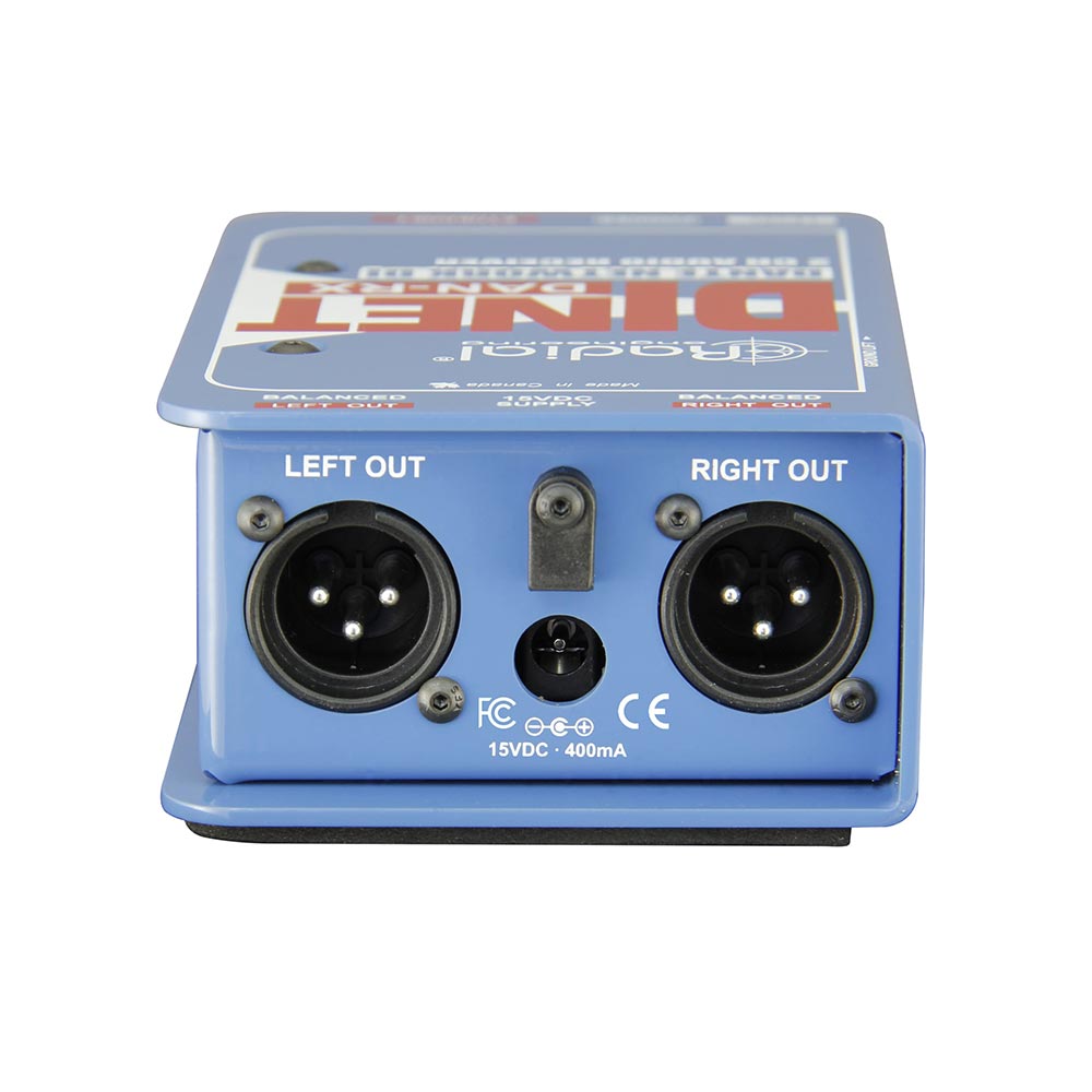 Radial Engineering DiNET DAN-RX Dante 2ch XLR Network Interface - Image 4