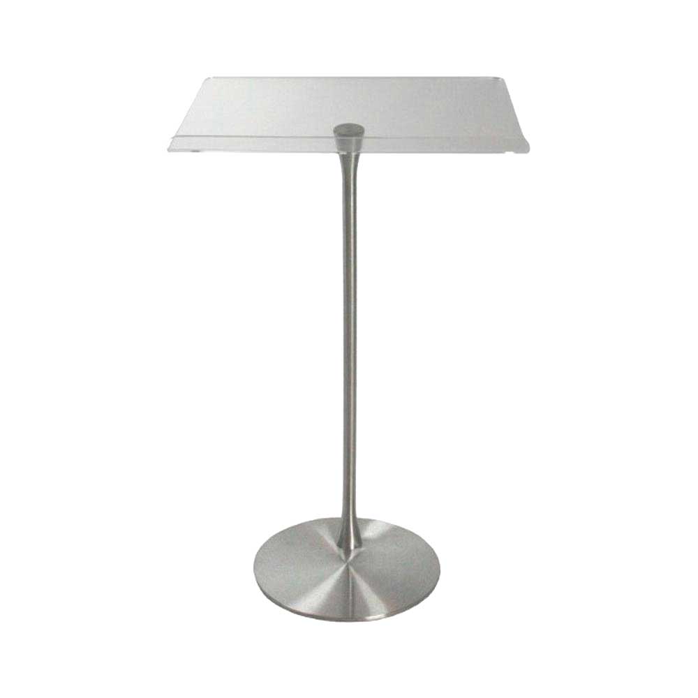 Stainless Steel Arc Lectern with Perspex / Acrylic Top